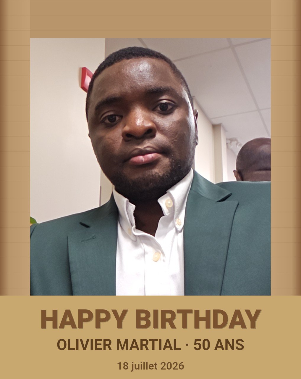 Selfie anniversaire