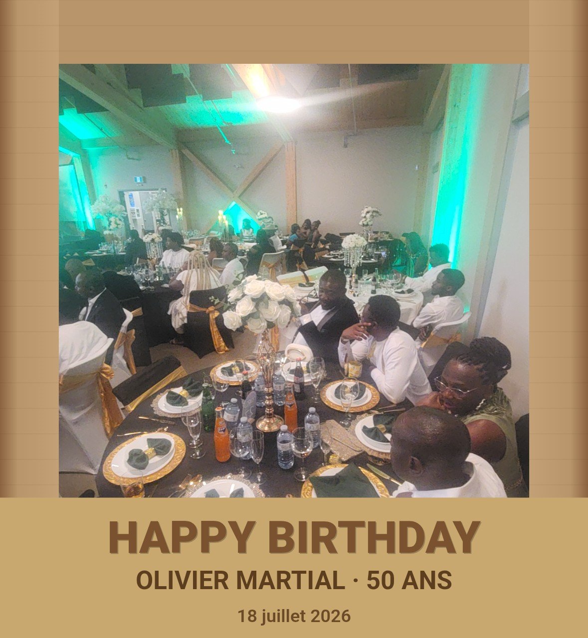 Selfie anniversaire